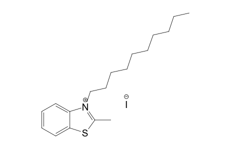 N-DECYL-2-METHYLBENZOTHIAZOLIUM-QUATERNARY-IODIDE