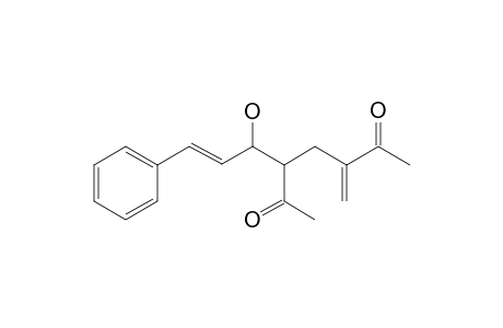 3-((E)-1-Hydroxy-3-phenyl-allyl)-5-methylene-heptane-2,6-dione