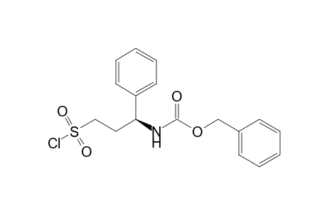 (R)-(-)-3-BENZYLOXYCARBONYLAMINO-3-(PHENYL)-PROPANE-1-SULFONYL-CHLORIDE
