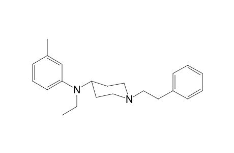 N-Ethyl-N-(3-methylphenyl)-1-(2-phenylethyl)piperidin-4-amine