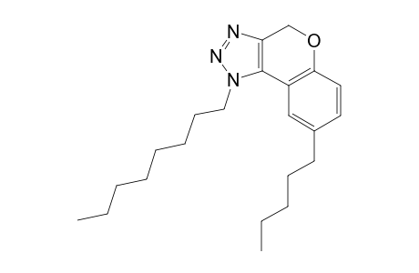 1-n-Octyl-8-pentyl-1,4-dihydrochromeno[4,3-d]-1,2,3-triazole