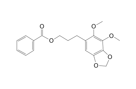 Benzoic acid, 3-(2,3-dimethoxy-4,5-methylenedioxyphenyl)propyl ester