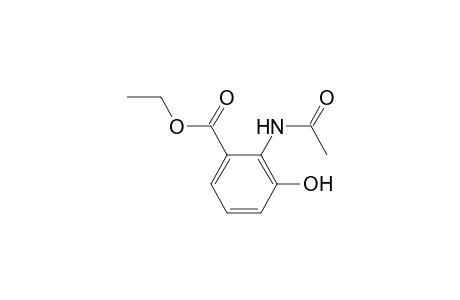 Benzoic acid, 2-(acetylamino)-3-hydroxy-, ethyl ester