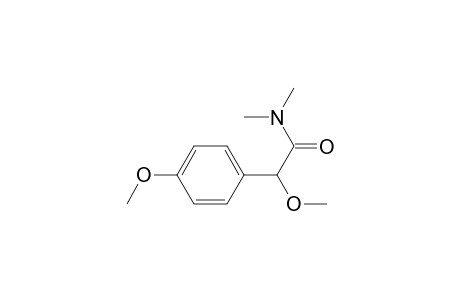 N,N-Dimethyl.alpha.-methoxy-P-methoxy-phenyl-acetamide