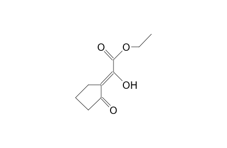 2-(2-Oxo-cyclopentylidene)-glycolic acid, ethyl ester