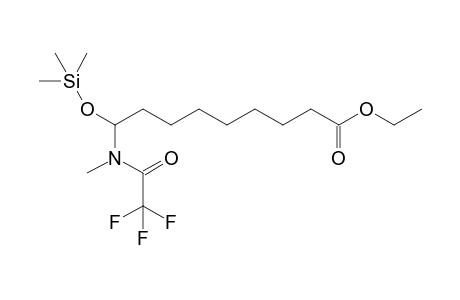 Ethyl 9-carbonylnonanoate MSTFA adduct