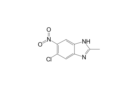 6-Chloranyl-2-methyl-5-nitro-1H-benzimidazole