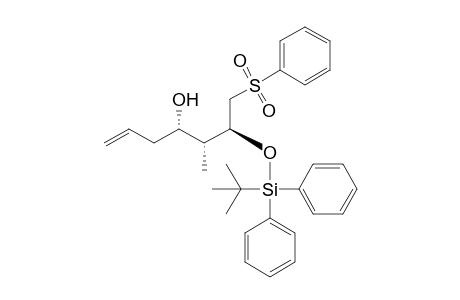 (4S,5R,6S)-6-tert-Butyldiphenylsilyloxy-4-hydroxy-5-methyl-7-phenylsulfonyl-1-heptene