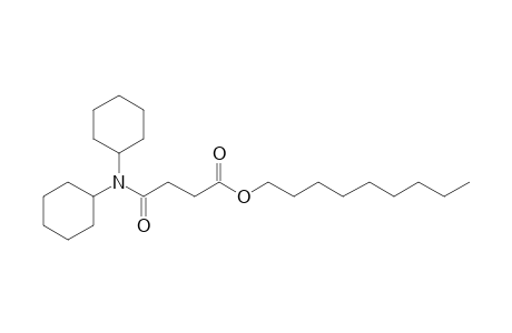 Succinic acid, monoamide, N,N-dicyclohexyl-, nonyl ester