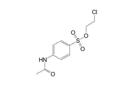 N-acetylsulfanilic acid, 2-chloroethyl ester