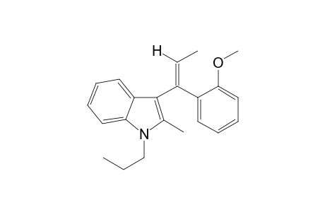 3-(1-(2-Methoxyphenyl)-1-propen-1-yl)-2-methyl-1-propyl-1H-indole II