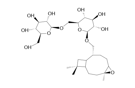 (1R,4R,5R,8S,9S)-4,5-EPOXYCARYOPHYLLANE-14-OL-14-O-BETA-D-GLUCOPYRANOSYL-(1->6)-BETA-D-GLUCOPYRANOSIDE