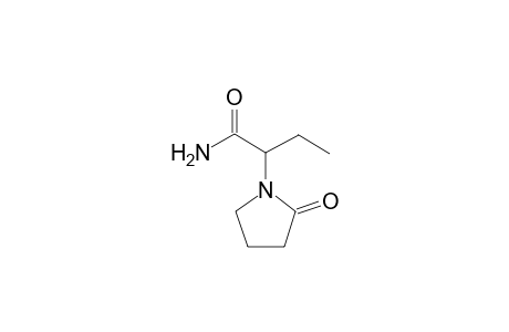 1-pyrrolidineacetamide, alpha-ethyl-2-oxo-
