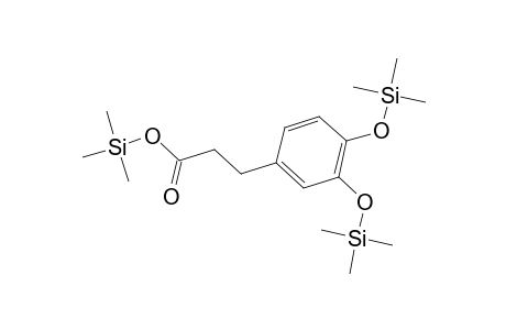 Hydrocinnamic acid, 3,4-bis(trimethylsiloxy)-, trimethylsilyl ester