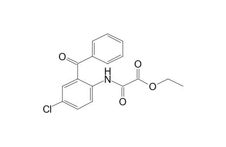 Glyoxylamide, N-(2'-benzoyl-4'-chlorophenyl)-2-ethoxy-