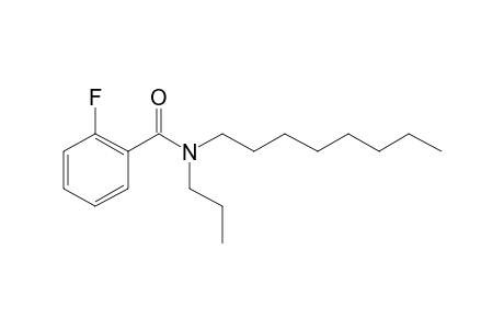 Benzamide, 2-fluoro-N-propyl-N-octyl-