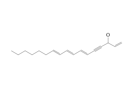 (6E,8E,10E)-Heptadeca-1,6,8,10-tetraen-4-yn-3-ol