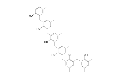 alpha^6-(6-Hydroxy-m-tolyl)-alpha^2,alpha^2'-[(2-hydroxy-5-methyl-m-phenylene)dimethylene]bis(2-hydroxy-5-methyl-m-phenylene)dimesitol