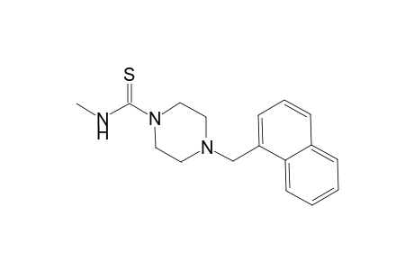 1-piperazinecarbothioamide, N-methyl-4-(1-naphthalenylmethyl)-