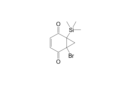 1-BrOMO-6-TRIMETHYLSILYLBICYClO-[4.1.0]-HEPT-3-ENE-2,5-DIONE