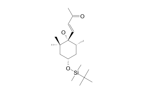 (E)-4-{(1'S,4'S,6'R)-4'-[TERT.-BUTYL]-DIMETHYLSILOXY]-1'-HYDROXY-2',2',6'-TRIMETHYLCYClOHEXYL}-3-BUTEN-2-ONE