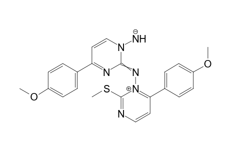 (4-(4-methoxyphenyl)-2-(6-(4-methoxyphenyl)-2-(methylthio)pyrimidin-1-ium-1-ylimino)pyrimidin-1(2H)-yl)amide