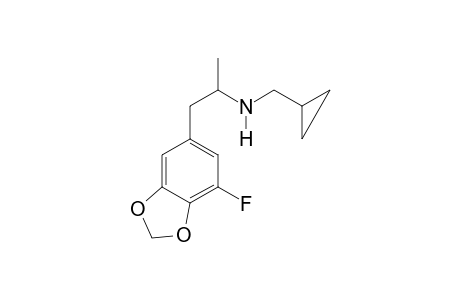 N-Cyclopropylmethyl-5-fluoro-3,4-methylenedioxyamphetamine