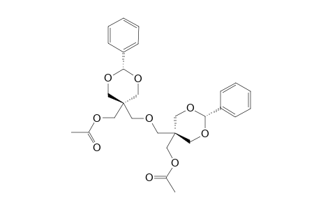 1,7-DI-O-ACETYL-TRANS,TRANS-2',2'':6',6''-DI-O-BENZYLIDENE-2',2'':6',6''-TETRA-(HYDROXYMETHYL)-4-OXA-1,7-HEPTANEDIOL