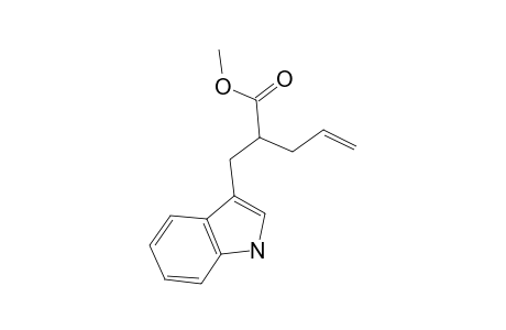 4-Pentenoic acid, 2-(3-indolylmethyl)-, methyl ester