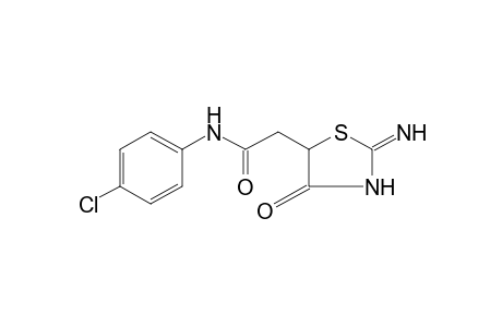 N-(p-chloropheny)-2-imino-4-oxo-5-thiazolidineacetamide