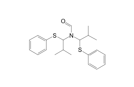 N,N-bis(2-methyl-1-phenylsulfanyl-propyl)methanamide