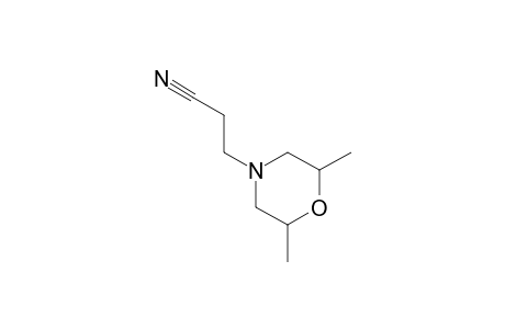 2,6-dimethyl-4-morpholinepropionitrile