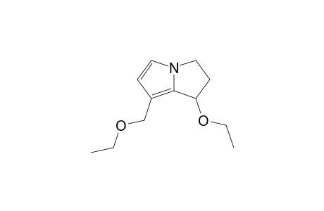 1-(Ethoxymethyl)-7-ethoxy-6,7-dihydro-5H-pyrrolizine