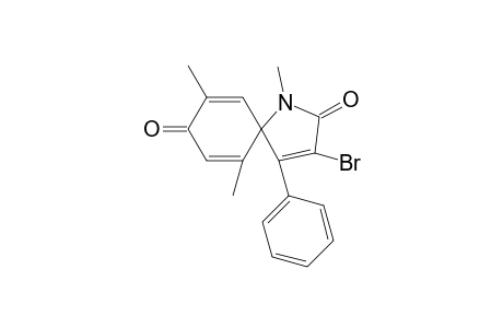 3-Bromo-1,6,9-trimethyl-4-phenyl-1-azaspiro[4.5]deca-3,6,9-triene-2,8-dione