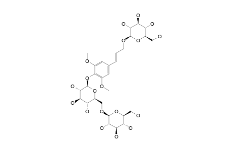 [4-(3-BETA-D-GLUCOPYRANOSYLOXY-1-E-PROPENYL)-2,6-DIMETHOXYPHENYL]-6-O-BETA-D-GLUCOPYRANOSYL-BETA-D-GLUCOPYRANOSIDE