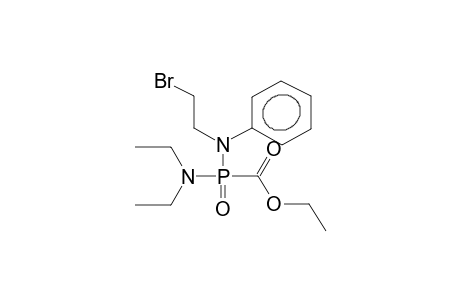 DIETHYLAMIDO(N-PHENYL-N-BETA-BROMOETHYL)AMIDOMETHOXYCARBONYLPHOSPHONATE
