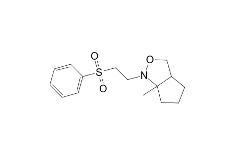 1-Methyl-2-(2'-phenylsulfonylethyl)-2-aza-3-oxabicyclo[3.3.0]octane