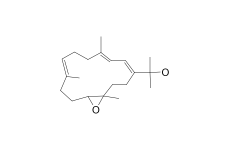 (1E,3E,7E)-11,12-EPOXY-CEMBRA-TRIEN-15-OL