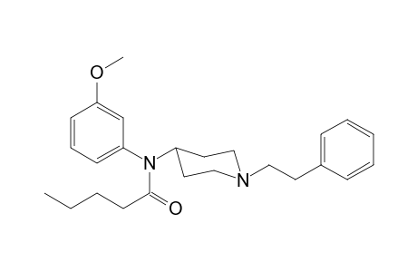 N-(3-Methoxyphenyl)-N-(1-phenethyl-4-piperidyl)pentanamide