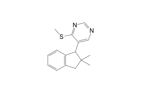 5-(2,2-dimethyl-1,3-dihydroinden-1-yl)-4-(methylthio)pyrimidine