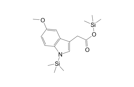 1H-Indole-3-acetic acid, 5-methoxy-1-(trimethylsilyl)-, trimethylsilyl ester