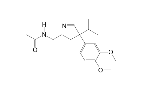 N-(4-cyano-4-(3,4-dimethoxyphenyl)-5-methylhexyl)acetamide