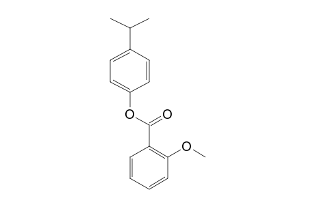 2-Methoxybenzoic acid, 4-isopropylphenyl ester