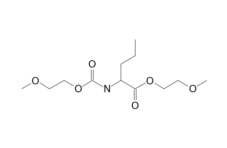 L-Norvaline, N-(2-methoxyethoxycarbonyl)-, 2-methoxyethyl ester