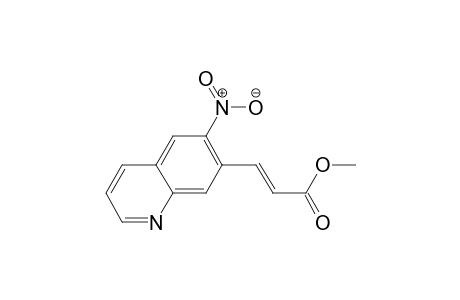 (E)-3-(6-Nitroquinolin-7-yl)-acrylic acid methyl ester