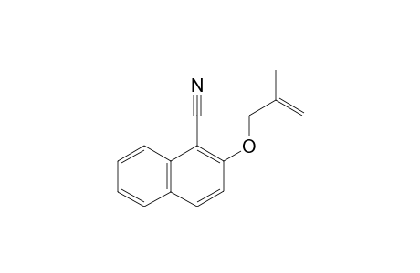 2-(2-methylallyloxy)naphthalene-1-carbonitrile