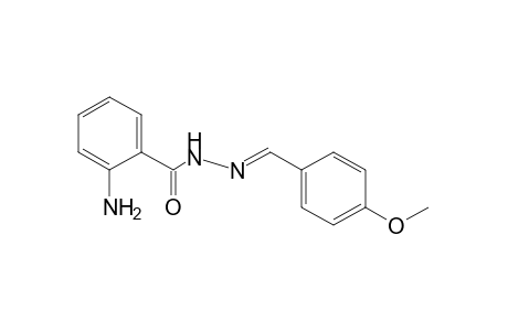 anthranilic acid, (p-methoxybenzylidene)hydrazide