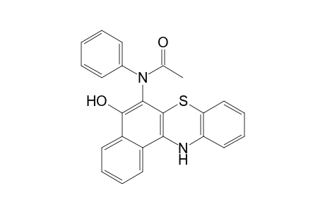 Acetamide, N-(5-hydroxy-12H-benzo[a]phenothiazin-6-yl)-N-phenyl-