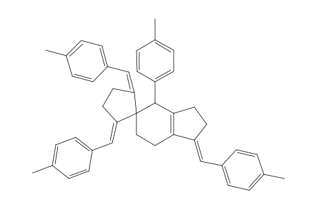 2',3',6',7'-tetrahydro-4'-(4-methylphenyl)-1',2,5-tris[(E)-(4-methylphenyl)methylene]spiro[cyclopentane-1,5'(4'H)indene]