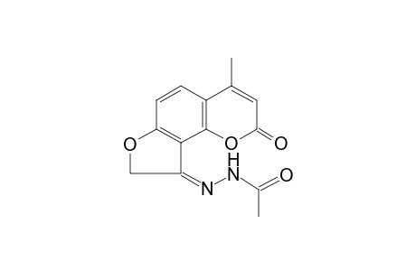 Acethydrazide, N2-(4-methyl-2-oxo-2H-furo[2,3-H]chromen-9(8H)-ylidene)-